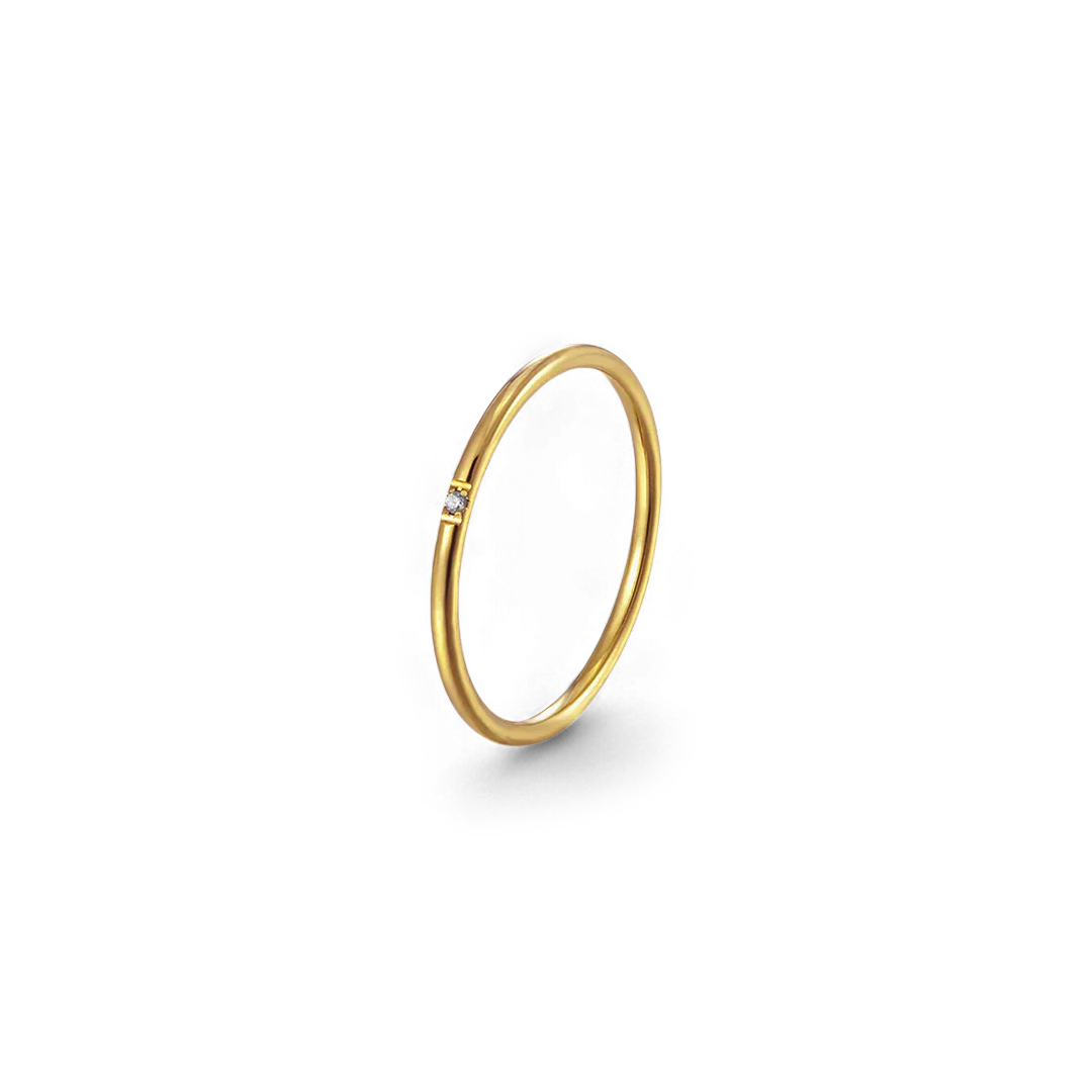 Dainty Diamonds Stacking Ring