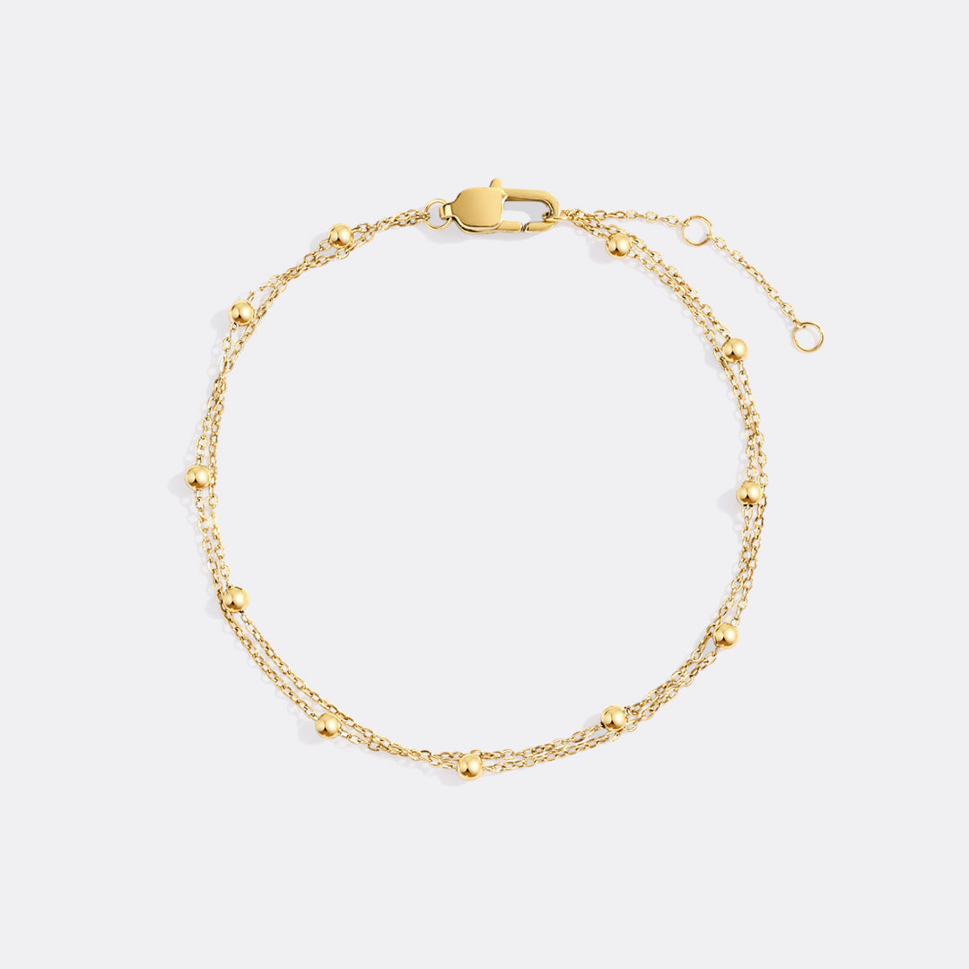Double Chain Bracelet – Mint & Lily