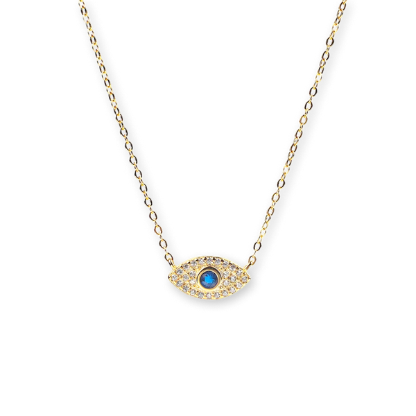 Evil Eye Charm Necklace – Mint & Lily