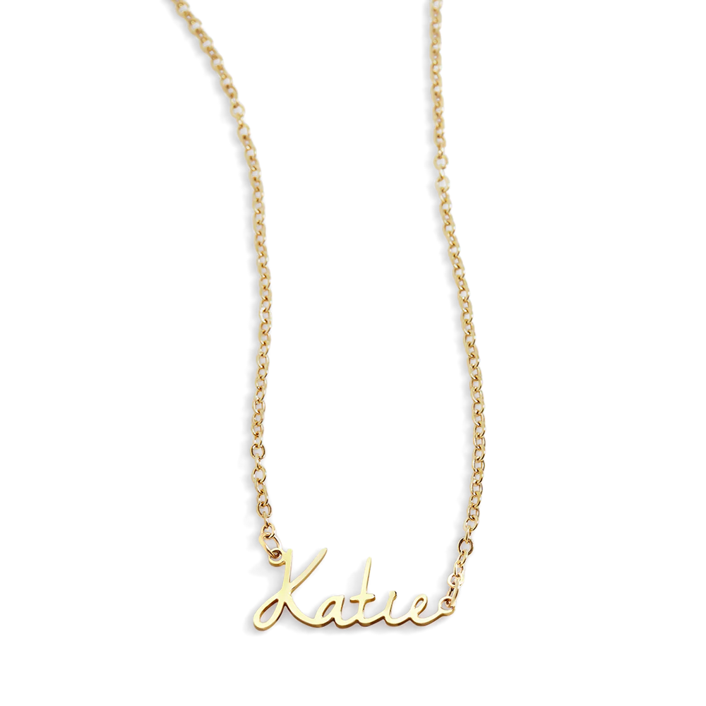 Fairy Name Necklace – Close Fit - Gold / 12"