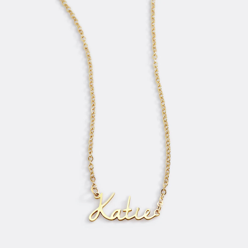 Fairy Name Necklace – Close Fit - Gold / 12"