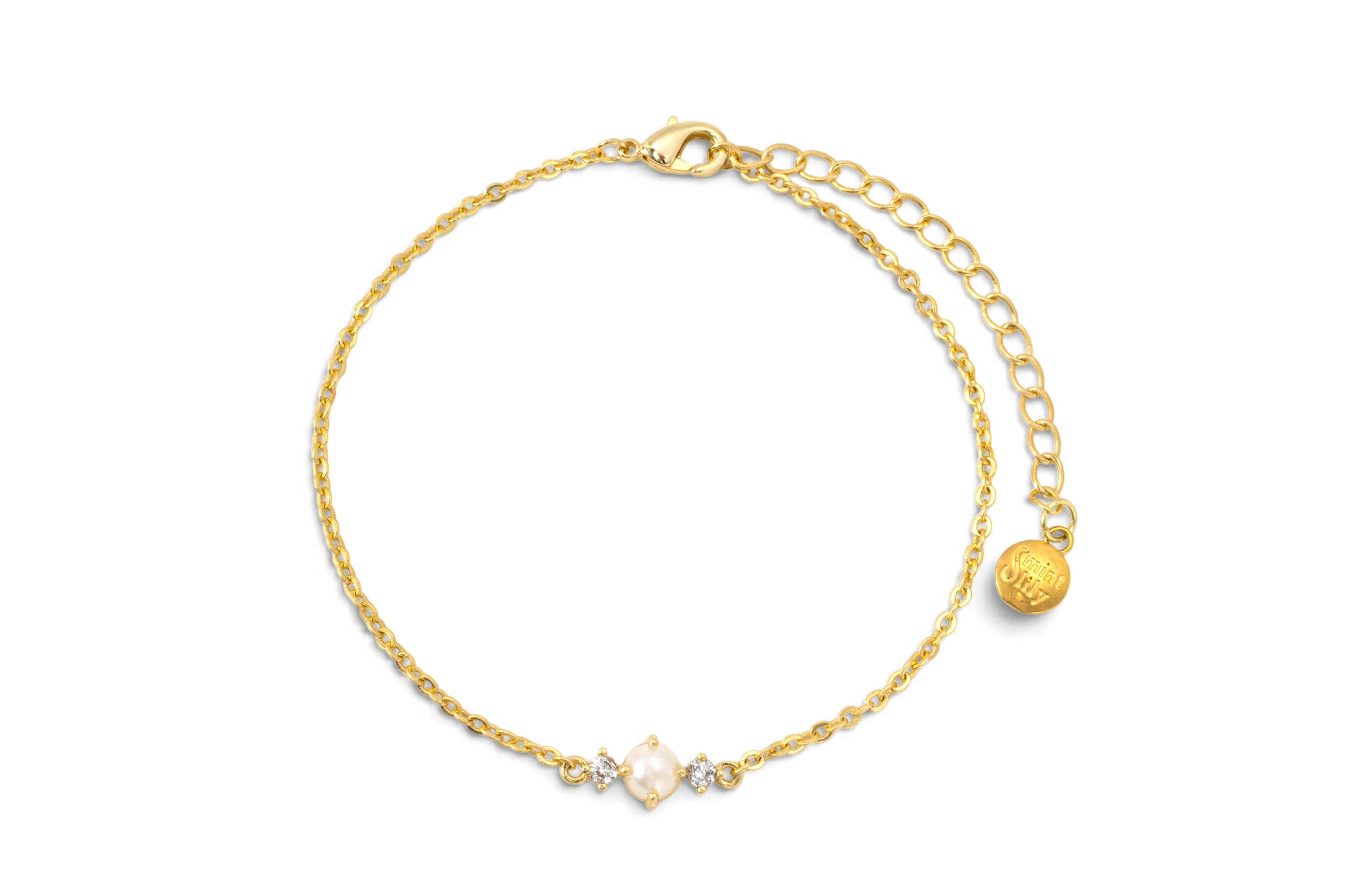 Glimmering Pearl Bracelet
