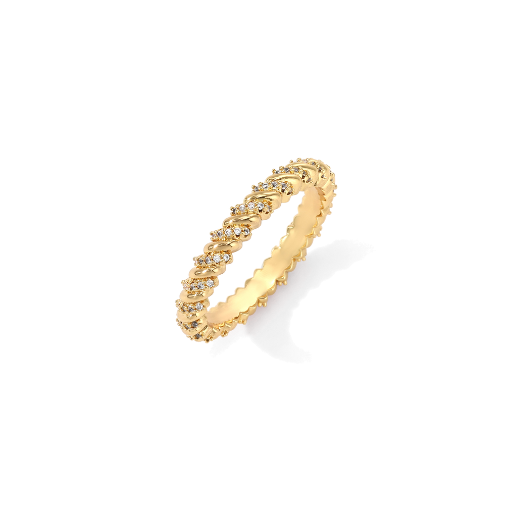 Golden Helix Ring - Gold / 5