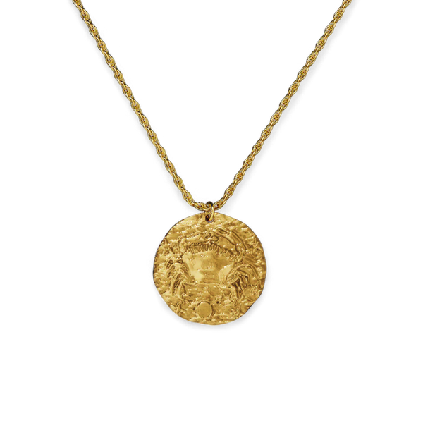 Hammered_Gold_Zodiac_Pendant_N