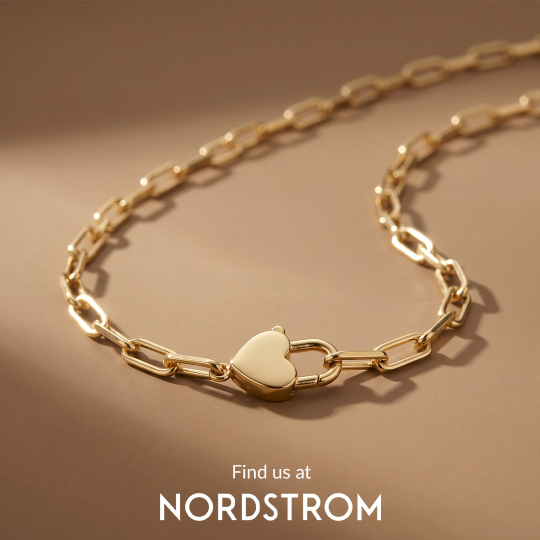 Heart Padlock Necklace – Mint & Lily