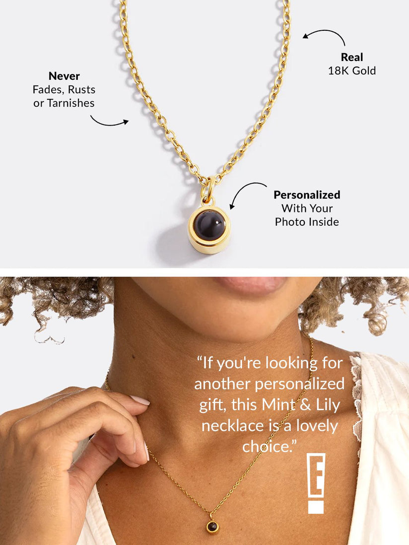 The Classic Photo Necklace – Mint & Lily