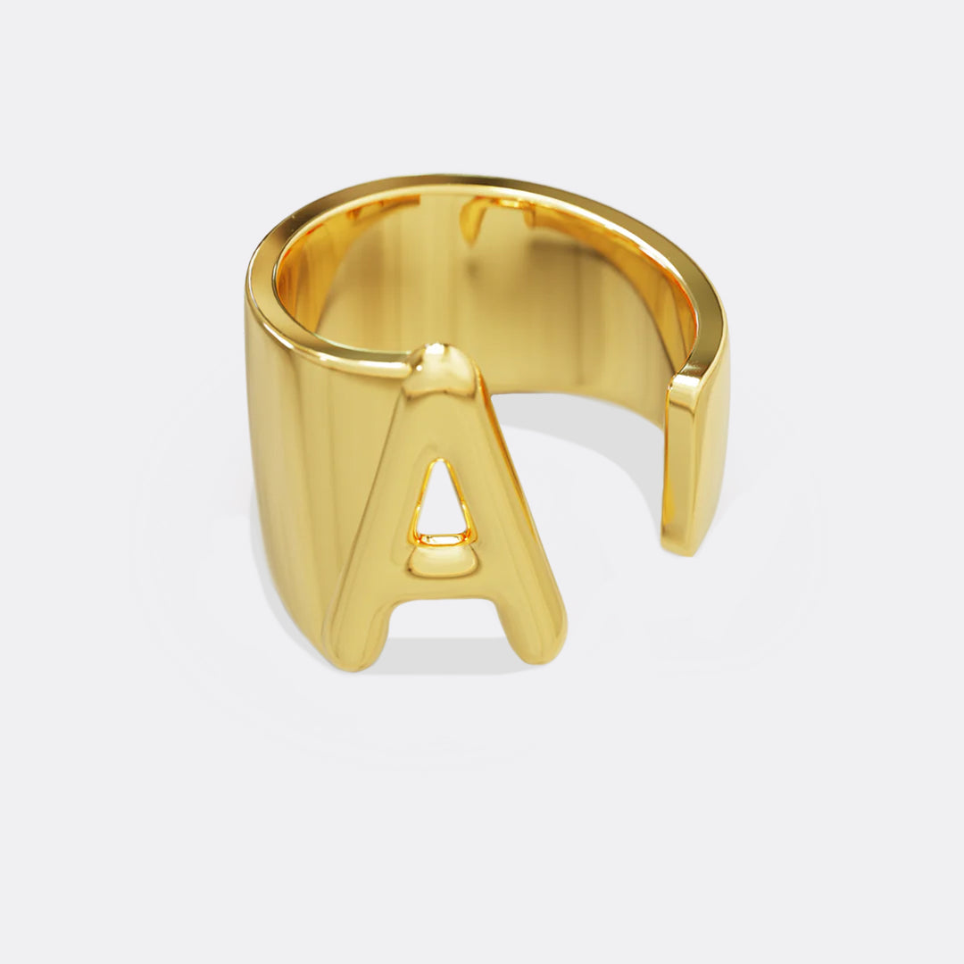 Initial Monogram Ring – Mint & Lily