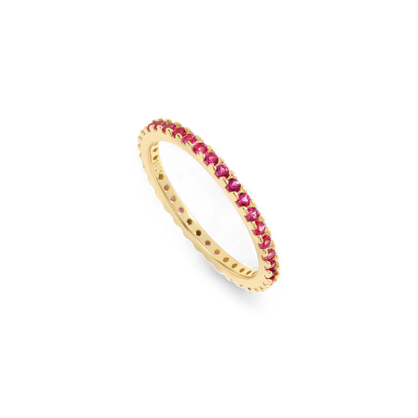 向*葵様 新品未使用/ UPALA Multi Gem Eternity Rin July Birthstone Eternity Stacking Ring – Mint & Lily