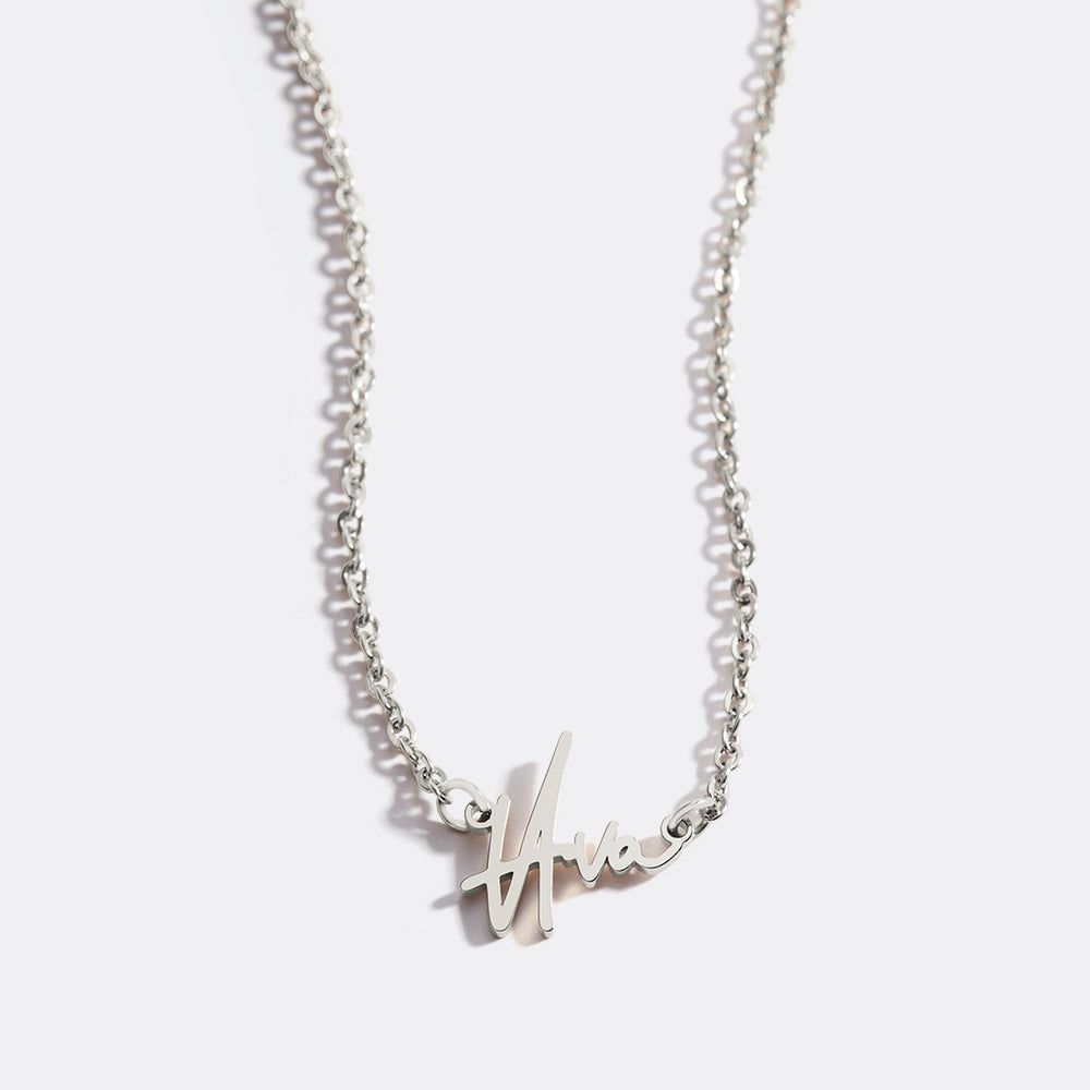 Personalized Name Necklace | Choose from 9 Styles - Silver / Monroe