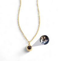 Petite Halo Photo Necklace