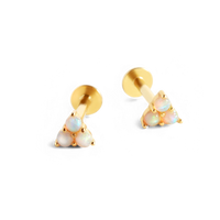 Crystal Sleeper Earrings | 18g