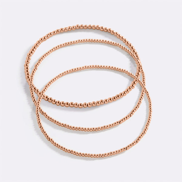 322 Beaded Bracelet Stacking Set – Mint & Lily