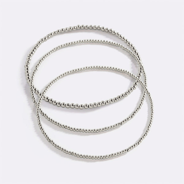 322 Beaded Bracelet Stacking Set – Mint & Lily