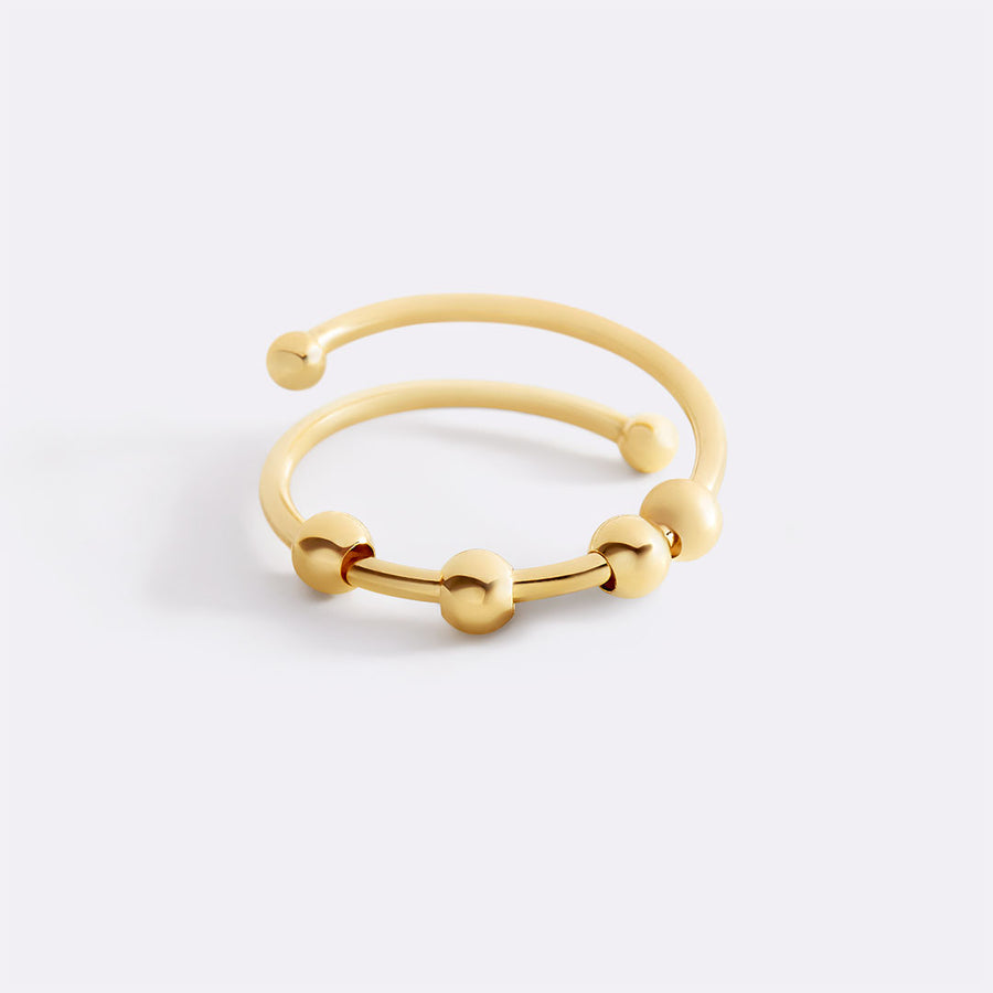 Adjustable Beaded Fidget Ring – Mint & Lily