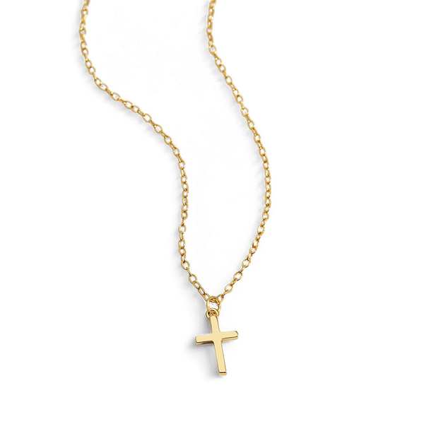 Classic Cross Necklace – Mint & Lily