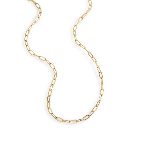 Thin Paperclip Necklace – Mint & Lily