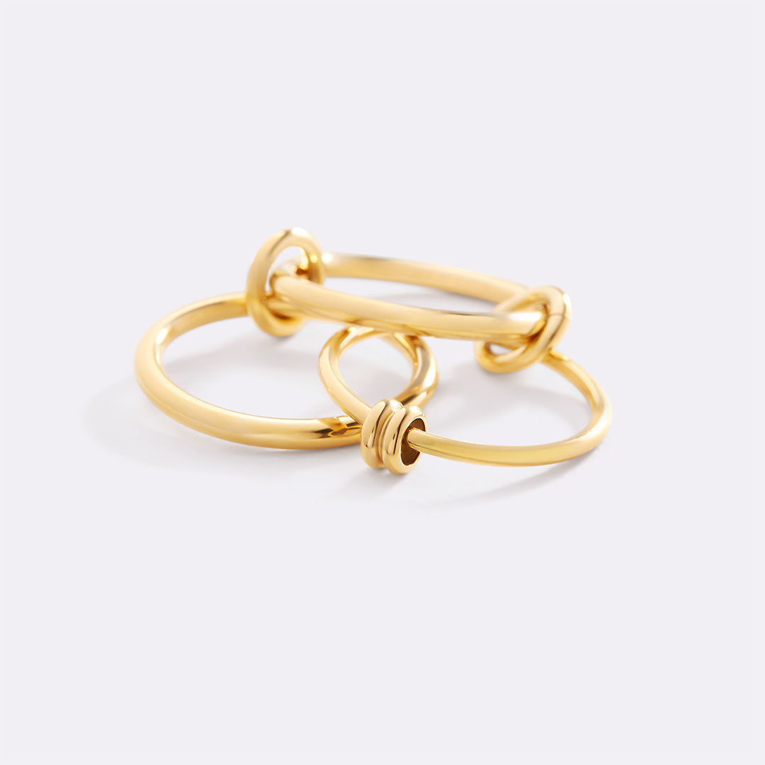 Linked Statement Fidget Rings – Mint & Lily