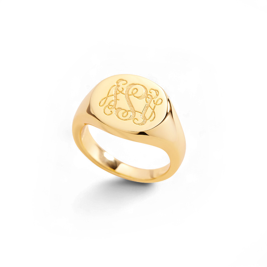 Eternity Monogram Signet Ring
