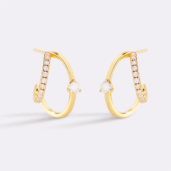 The Nova Double Hoop Earrings – Mint & Lily