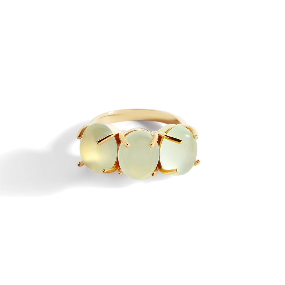 Gold Vermeil Jellybean Ring - 5