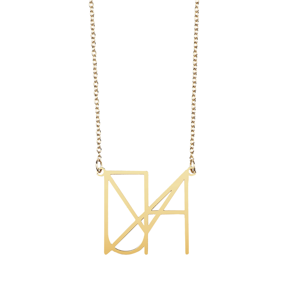 Minimalist Monogram Name Necklace – Mint & Lily