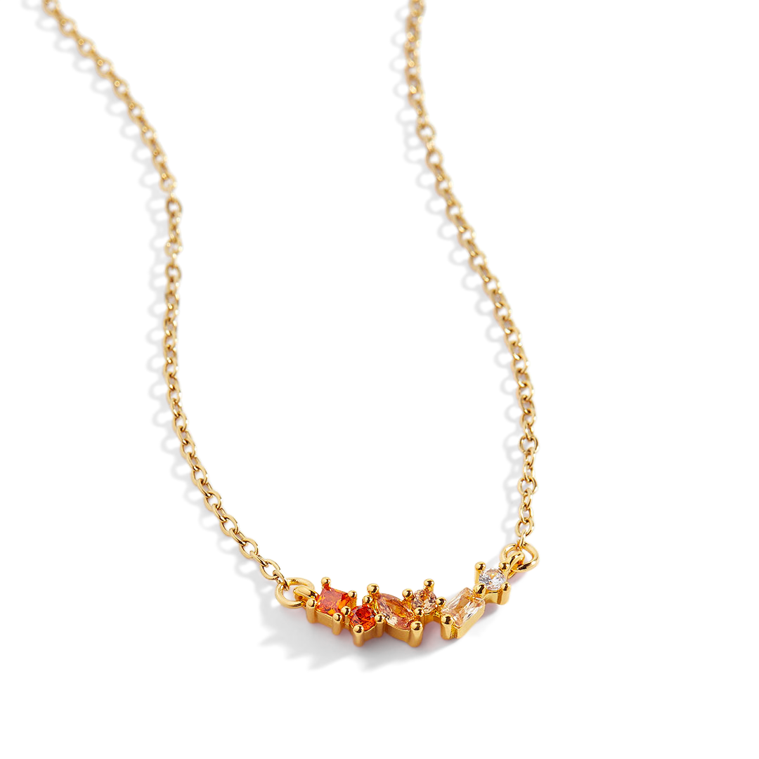 Ombre Birthstone Necklace