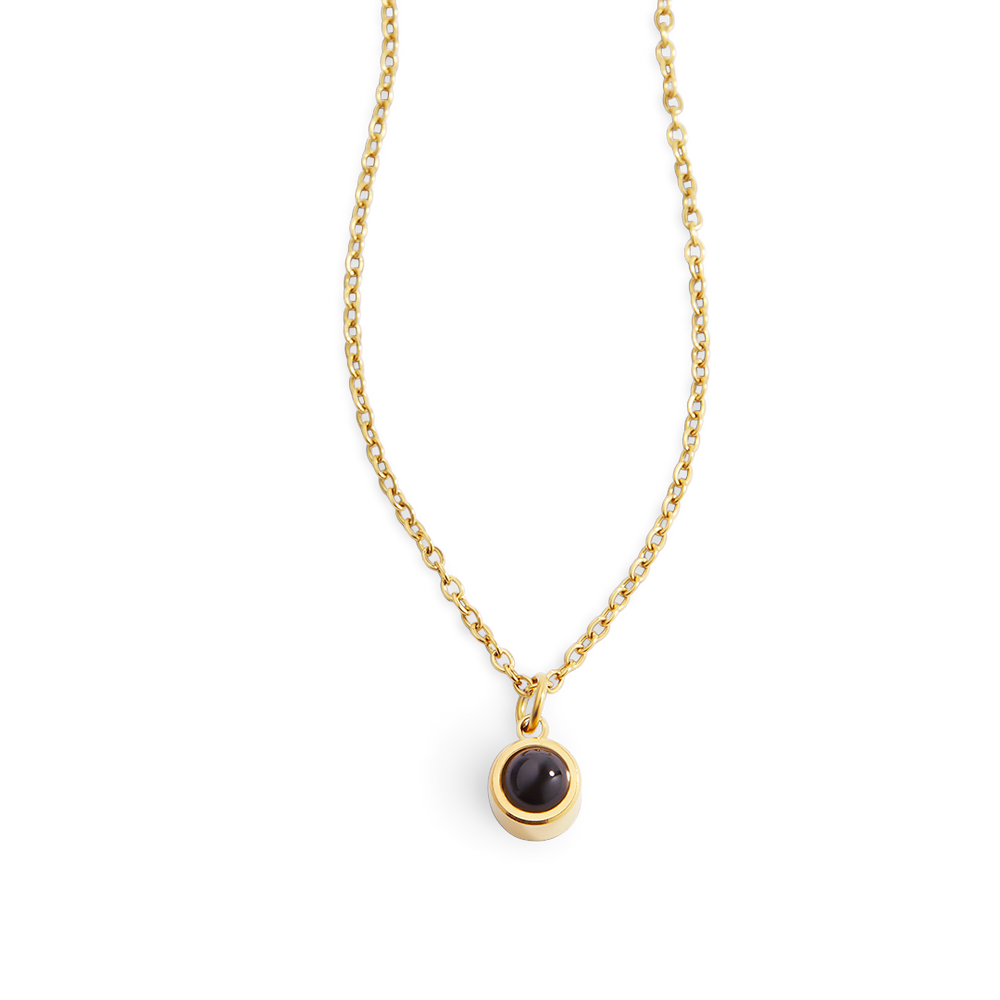 The Classic Photo Necklace - Gold