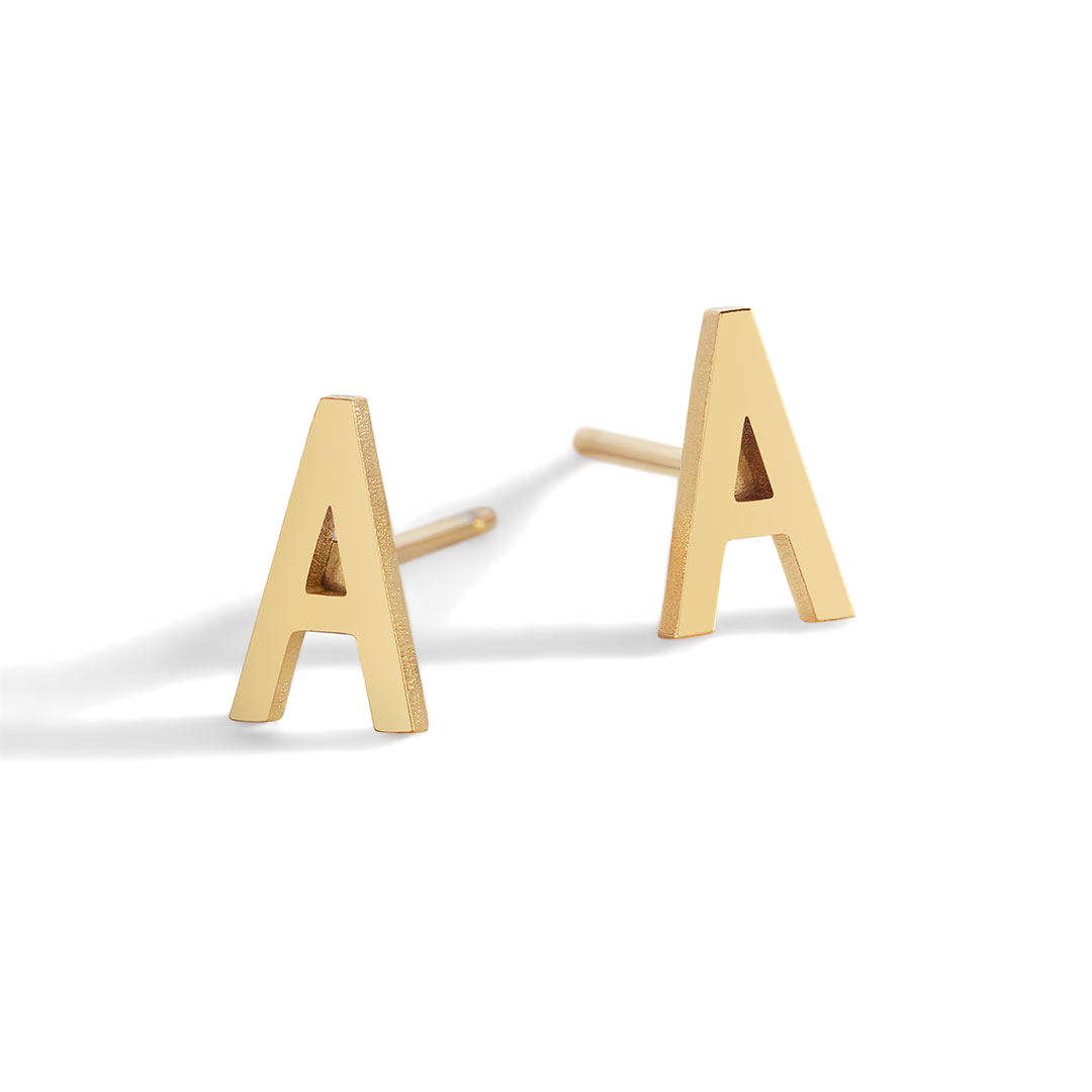 The Skinny Initial Earrings