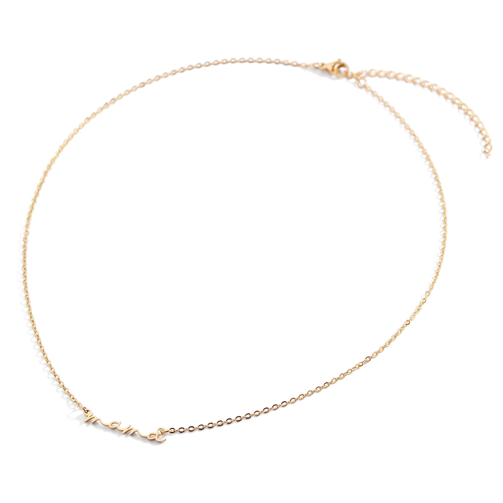 Dainty Mama Necklace - 18k Gold Plated