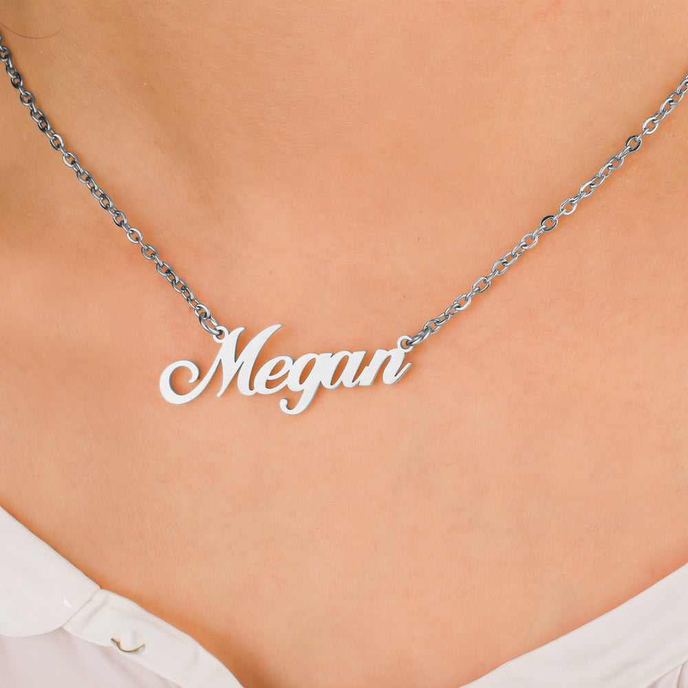 Personalized Name Necklace | Choose from 9 Styles - Silver / Aria