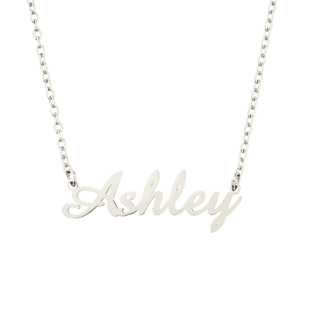 Quill Name Necklace – Mint & Lily