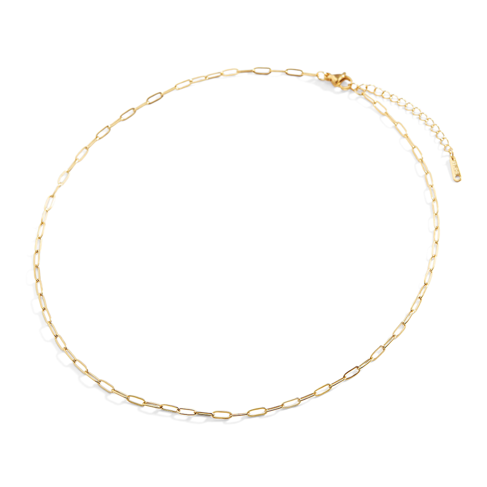 Paradiso Paperclip Chain Necklace - Default Title