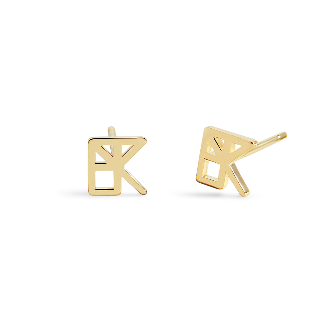 Monogram Name Earrings
