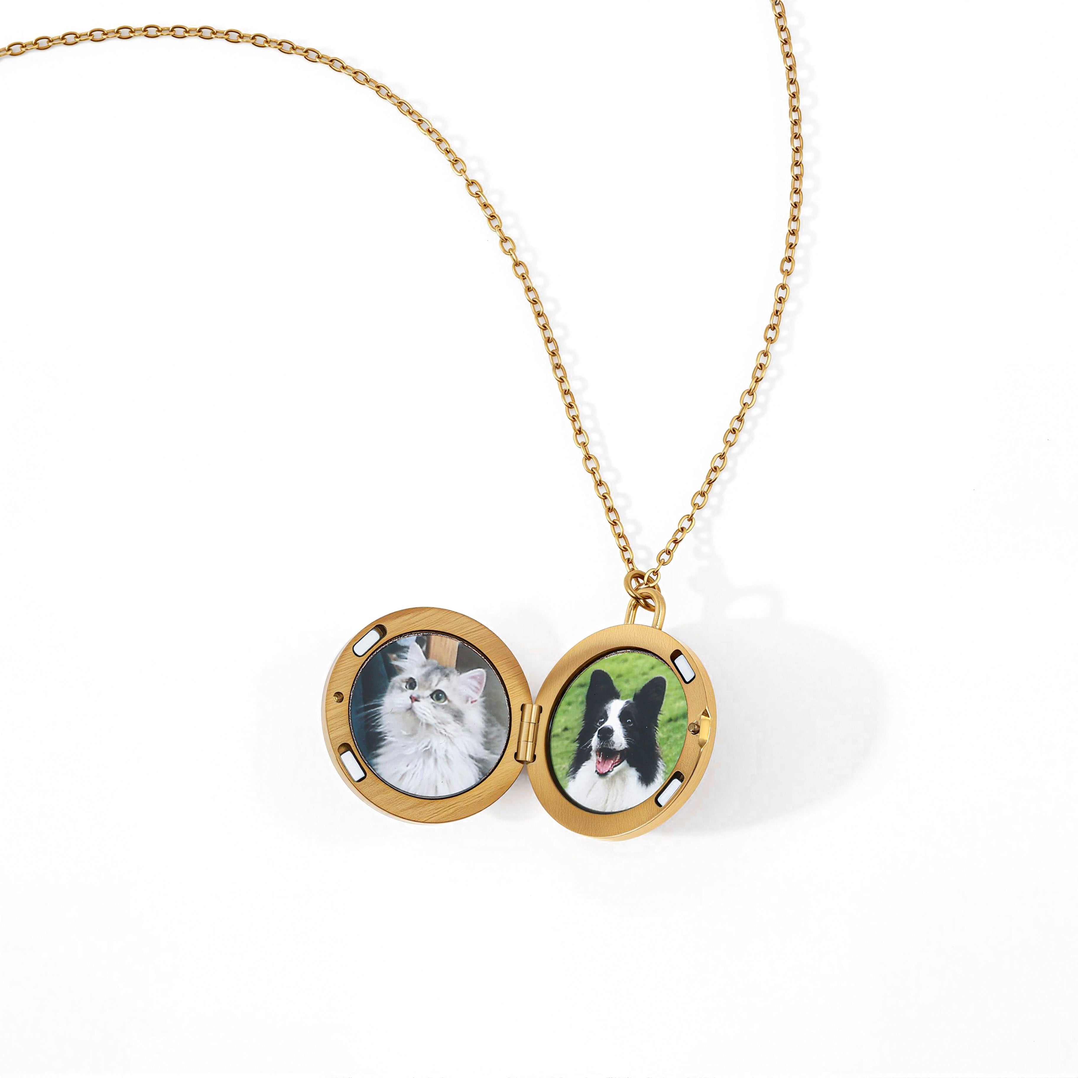 Mother of Pearl Locket Necklace – Mint & Lily