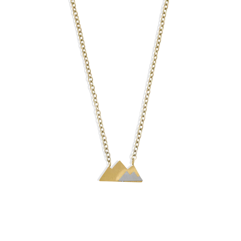 Bergkette Halskette - Gold