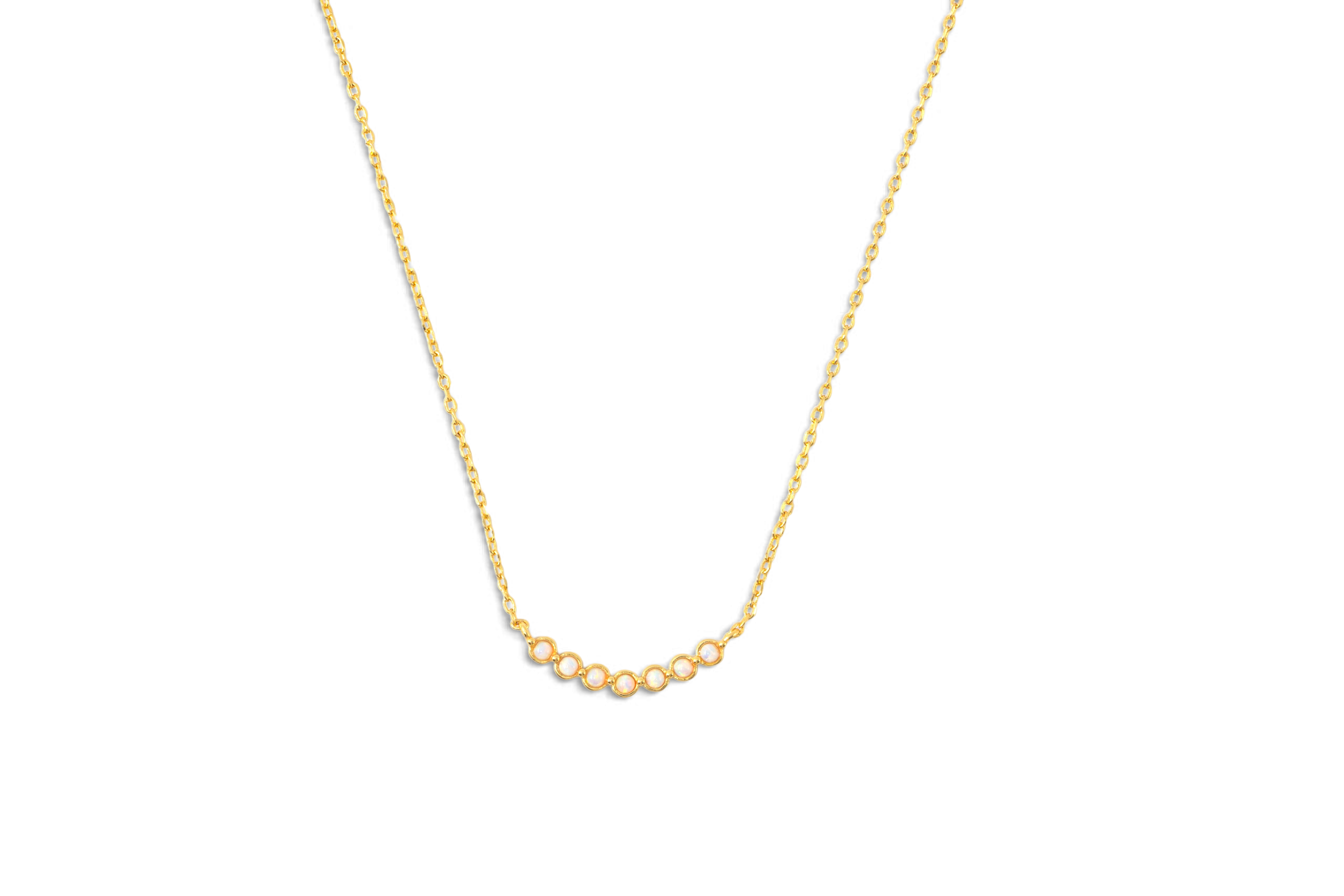 Opal Arc Necklace