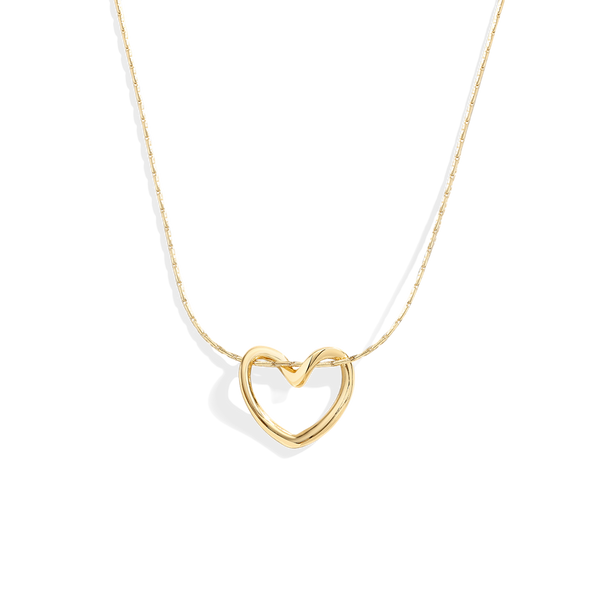Open Heart Necklace – Mint & Lily