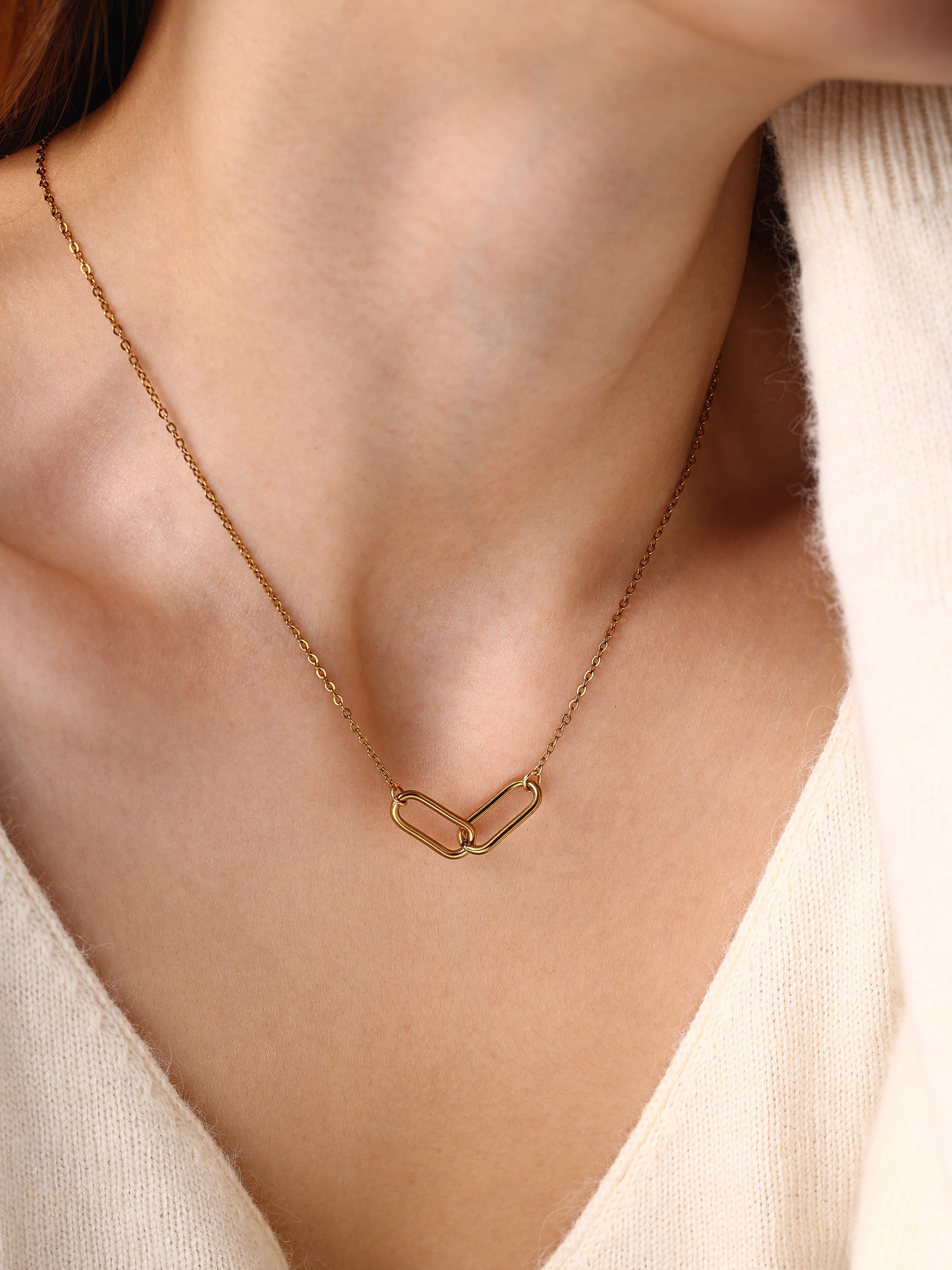 Oval Link Necklace – Mint & Lily