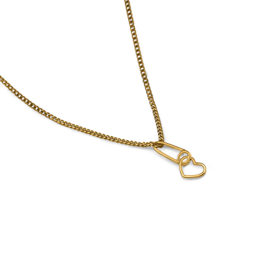 Paperclip Heart Necklace