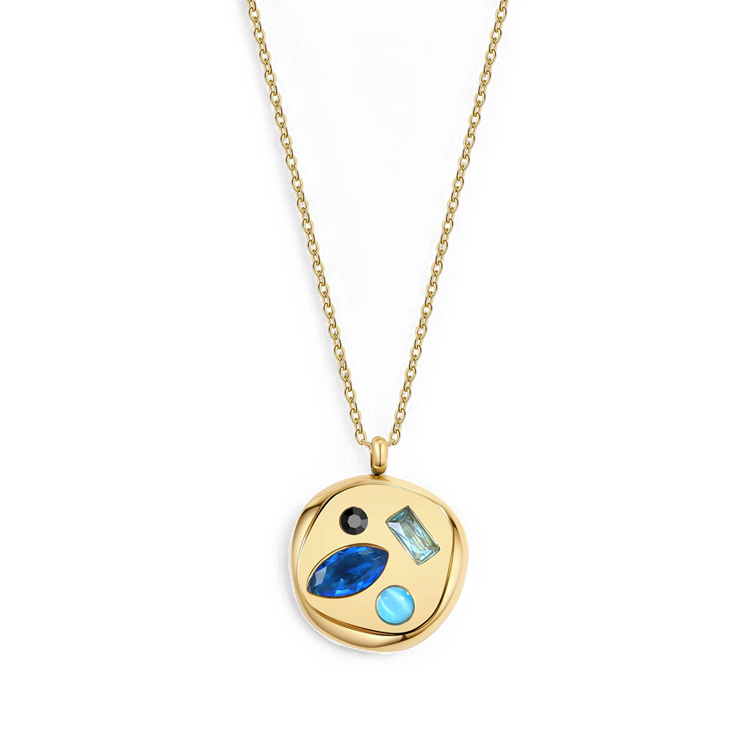 mint and lily birth flower necklace Birthday Pendant Necklace – Mint & Lily
