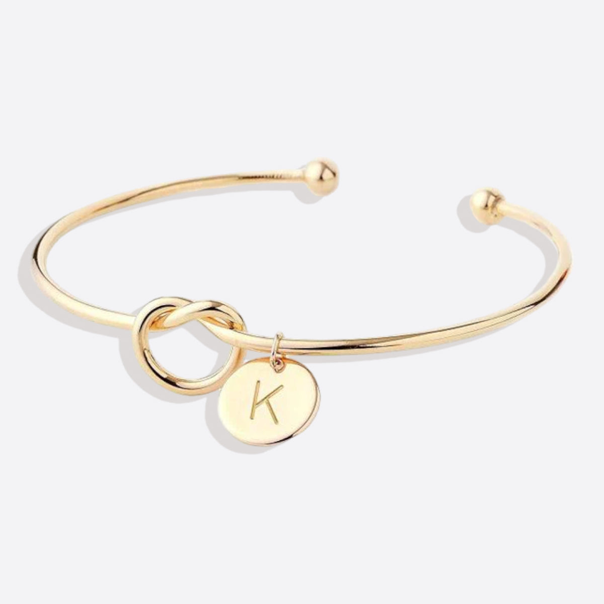 Personalized Tie Knot Bracelet • Bridesmaid Gift Bracelet