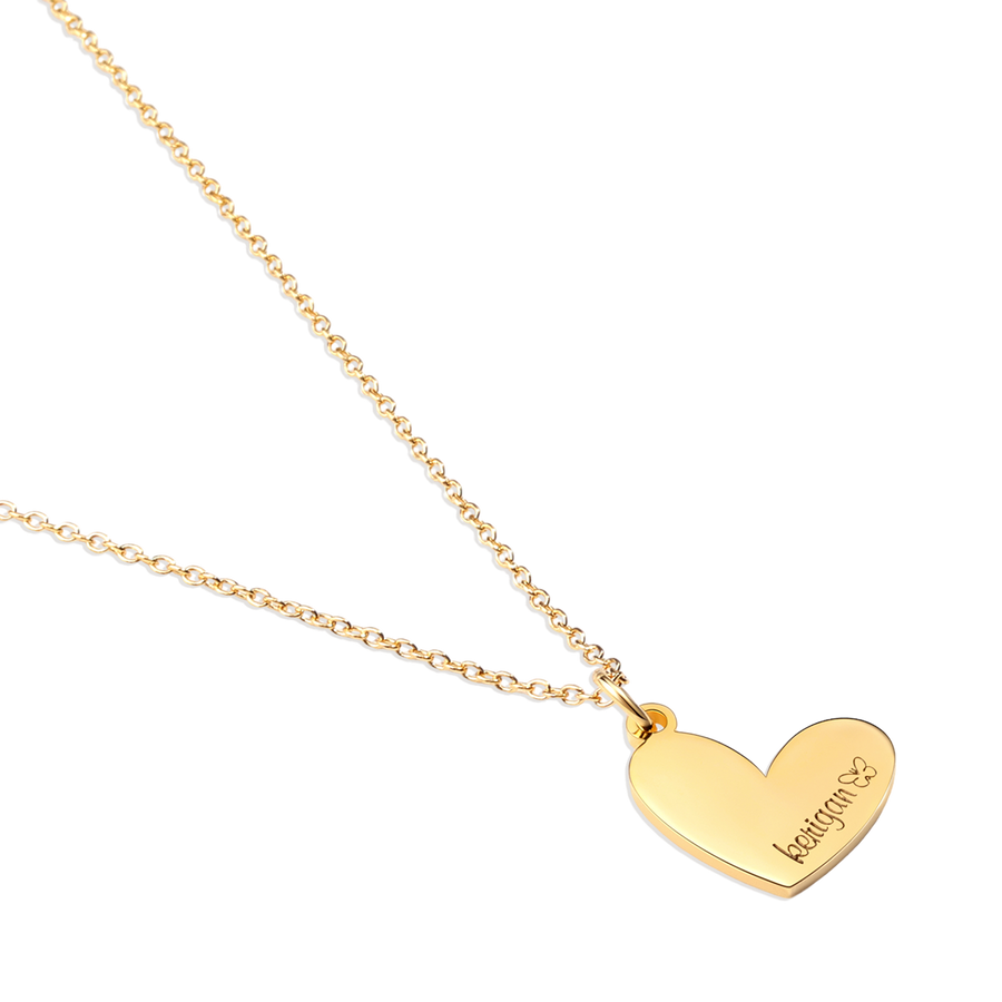 Personalized Heart Name Necklace – Mint & Lily