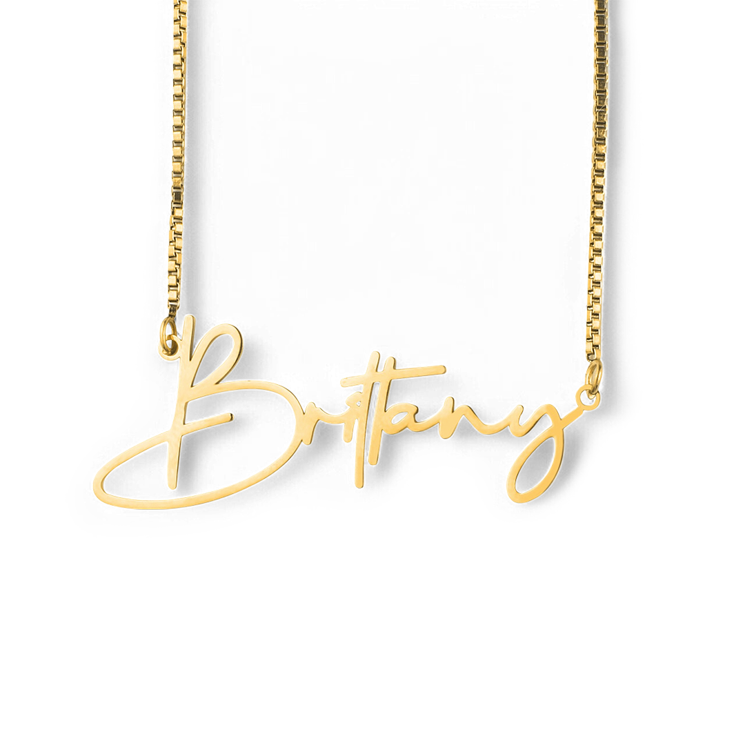 Modern Name Necklace