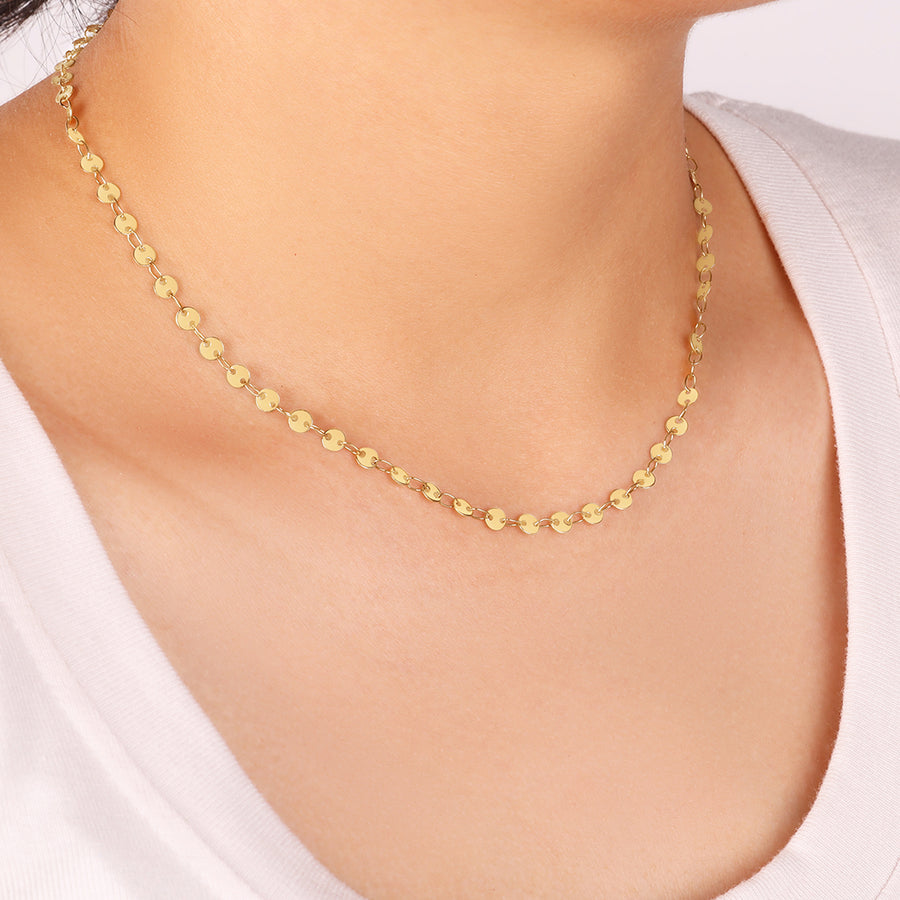 Poppy Choker Necklace Mint Lily