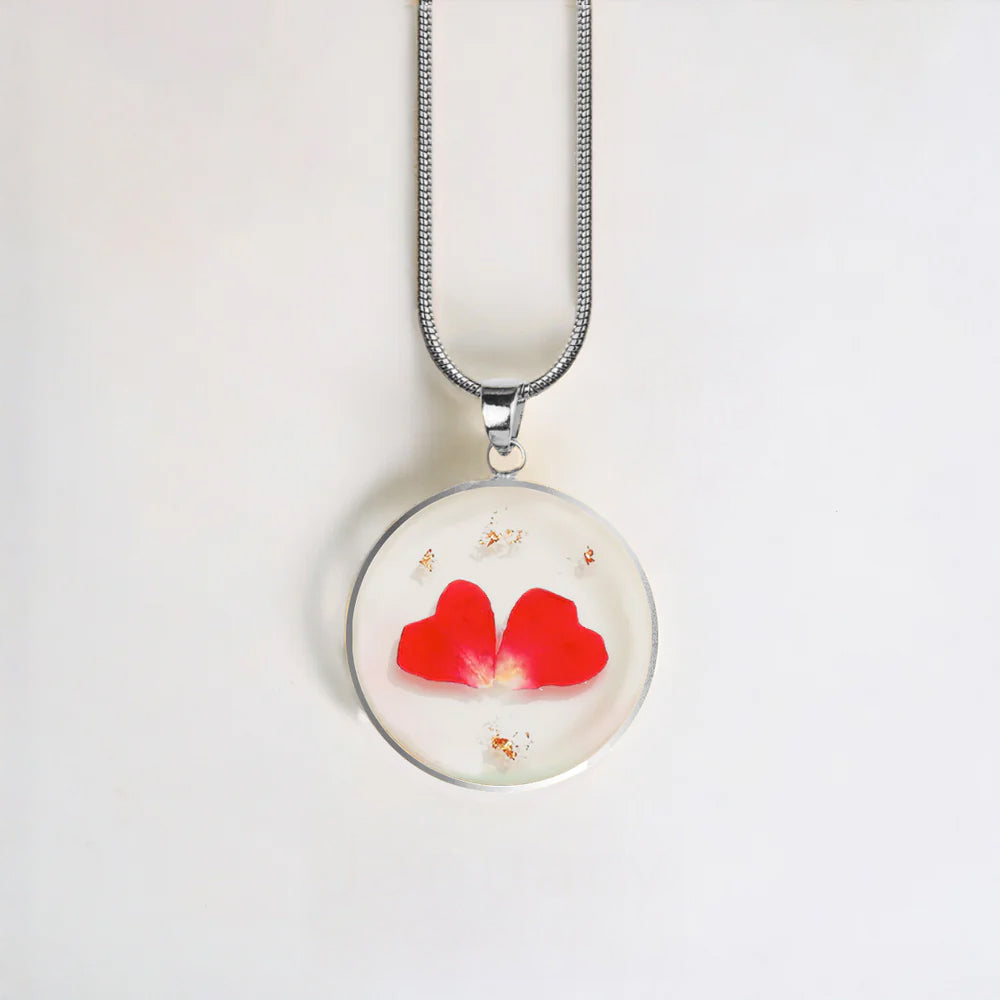 Pressed Birth Flower Necklace