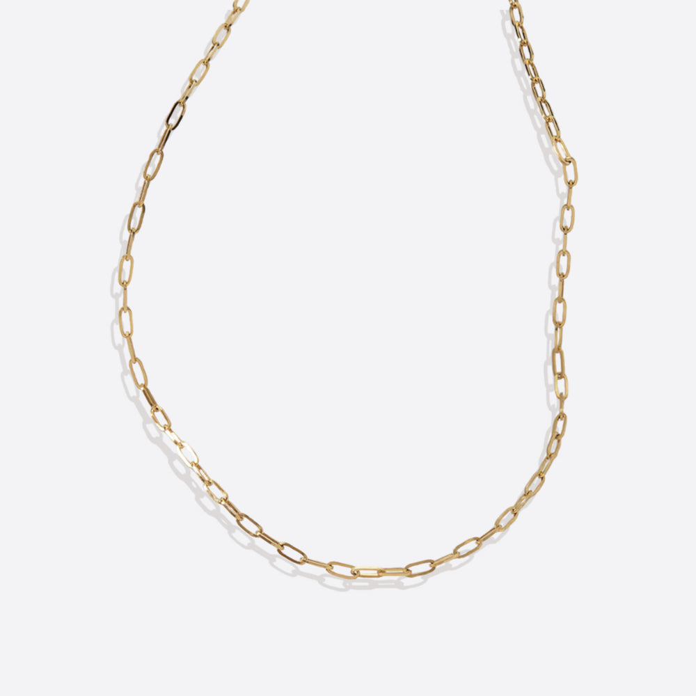Rope + Paperclip Chain Set - 18k Gold Plated