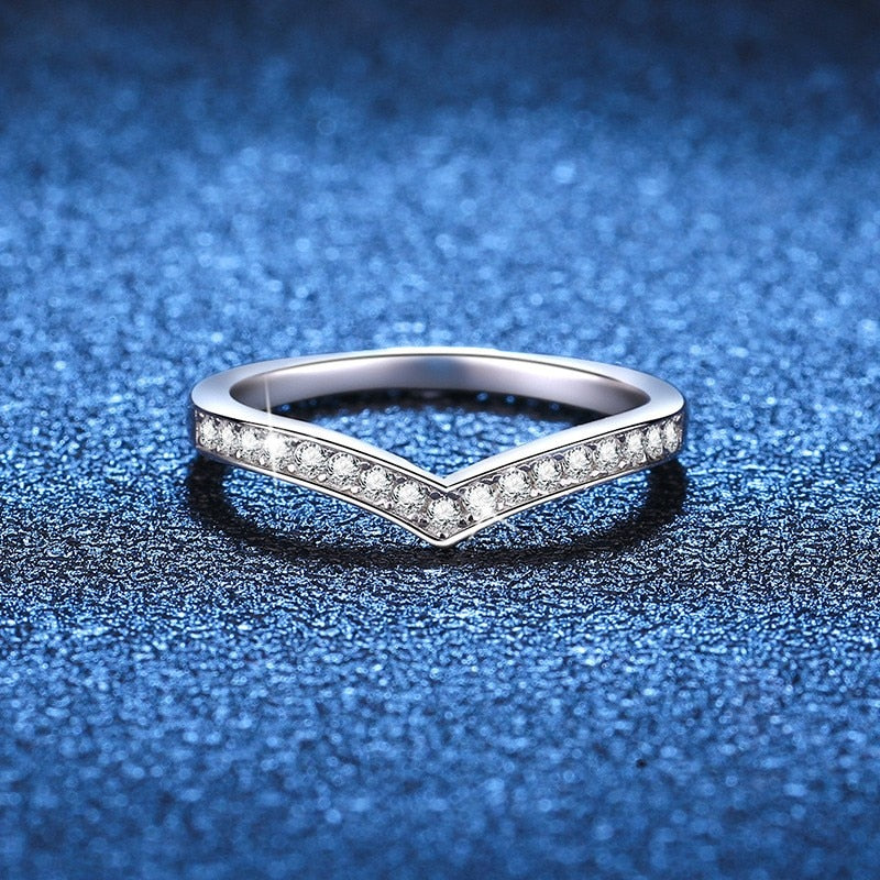 Moissanite Peak Ring - 4