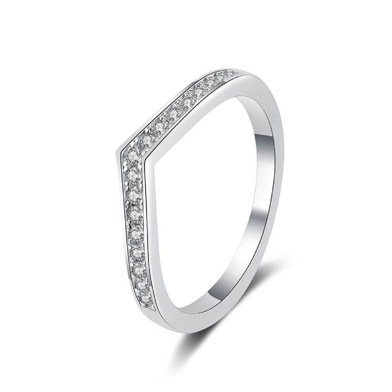 Moissanite Peak Ring - 4
