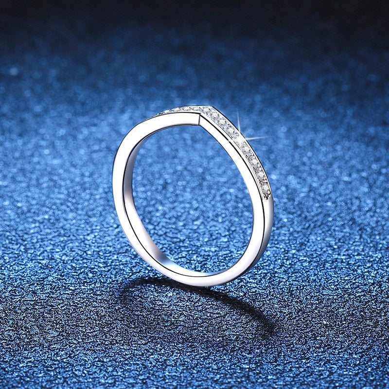 Moissanite Peak Ring - 4