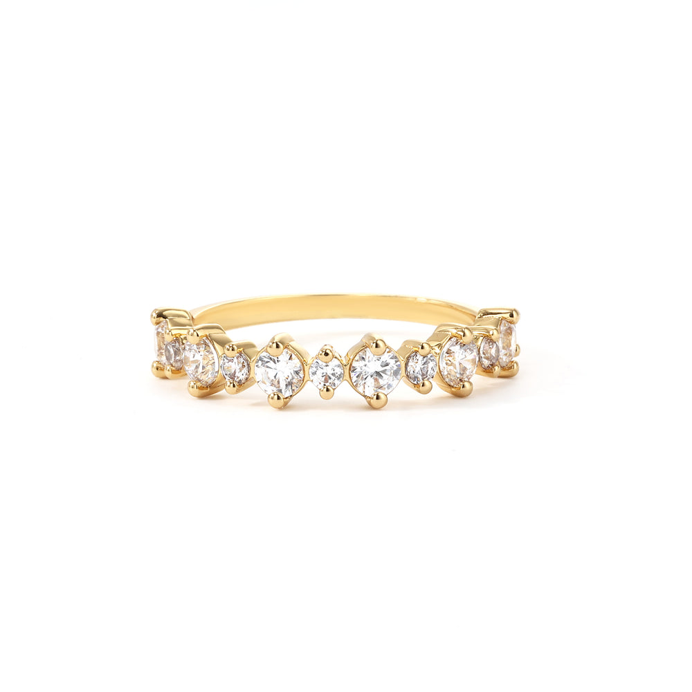 Scattered Sparkle Ring - Gold / 7